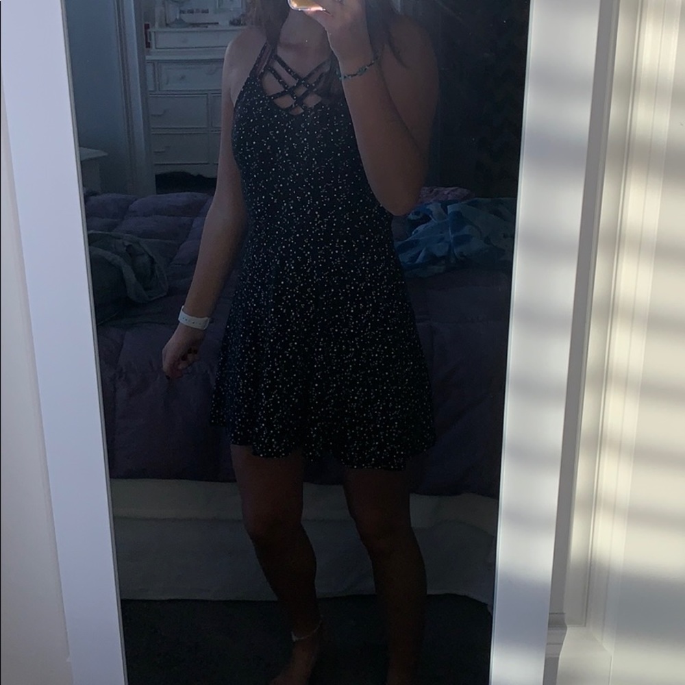 Strappy skater dress
